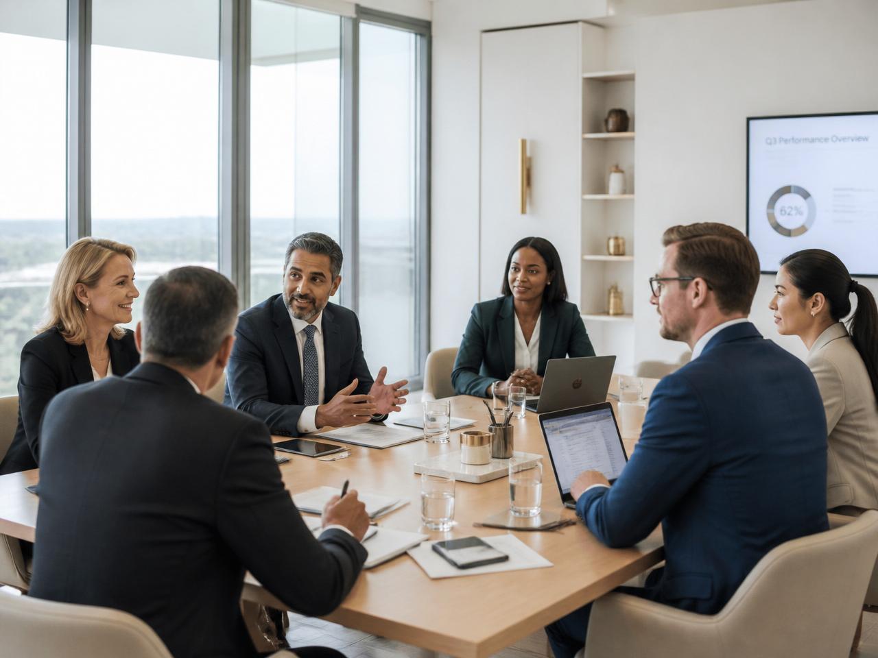 Reunião estratégica com equipe Almeida Global